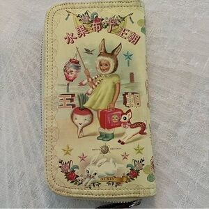 Vintage NWT Dumpling Dynasty wallet. UK designer Fiona Hewitt.